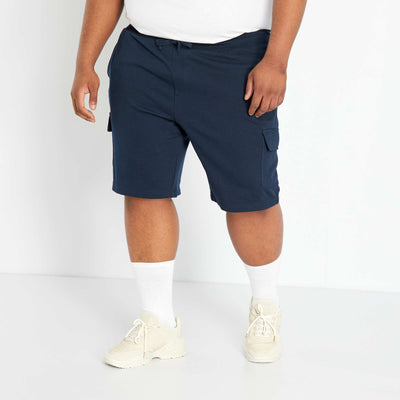 Bermuda en maille jersey Bleu