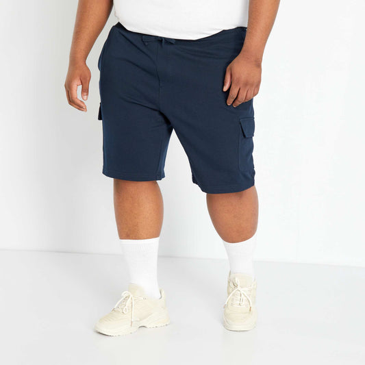 Bermuda en maille jersey Bleu