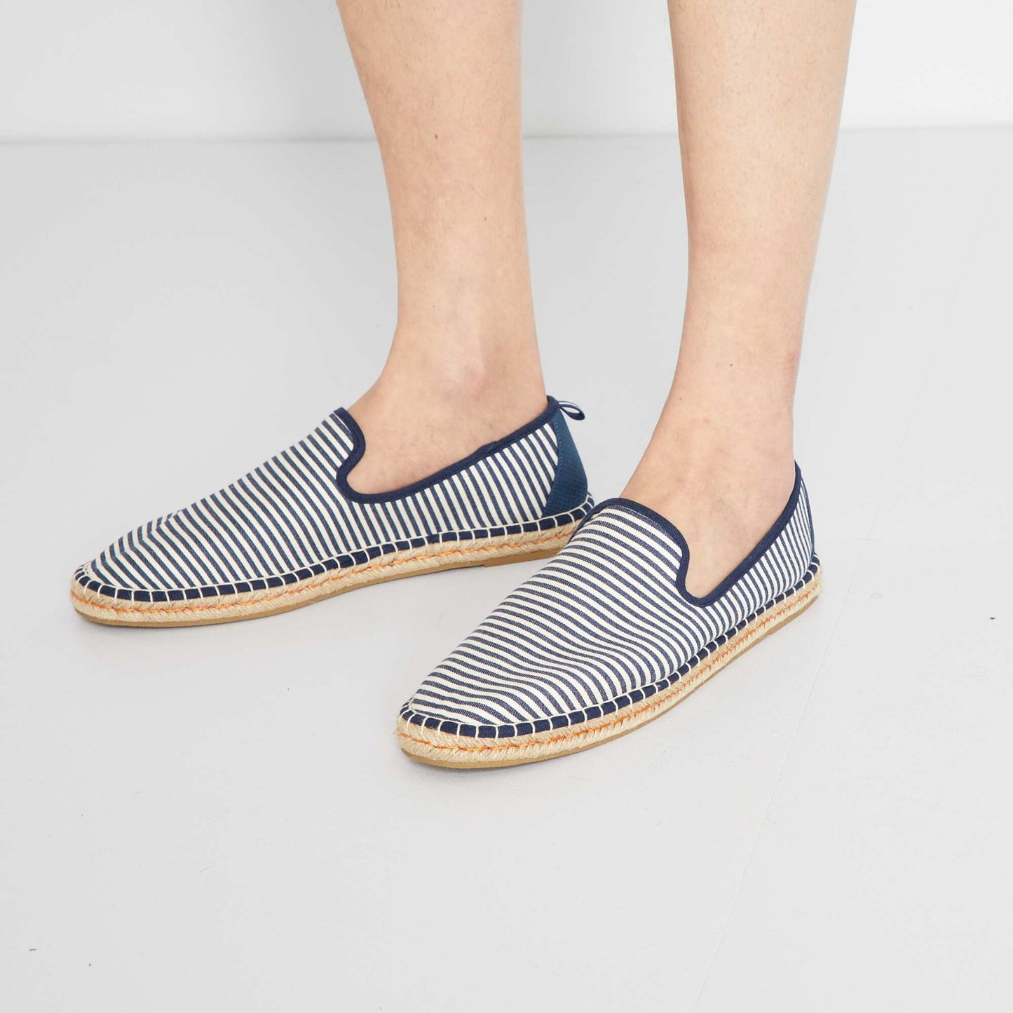 Espadrille en toile Bleu