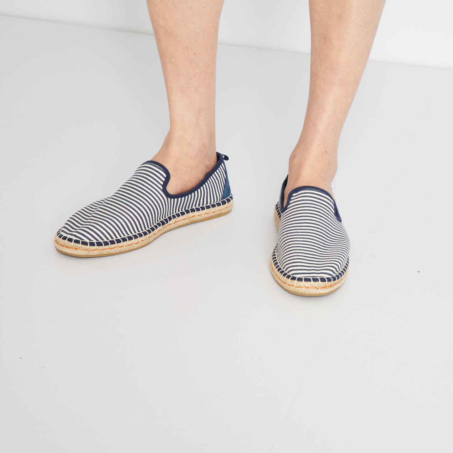 Espadrille en toile Bleu