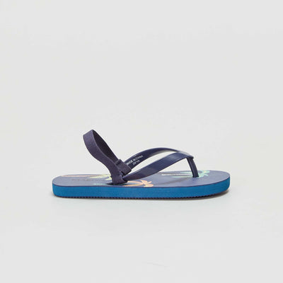 Tongs de plage Bleu