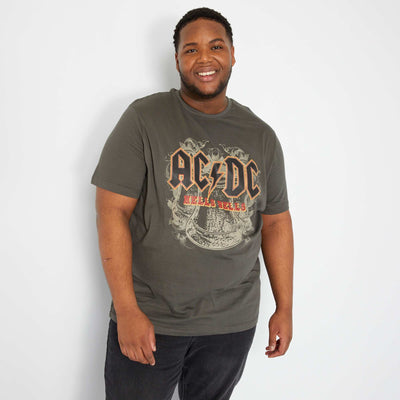 T-shirt 'AC/DC' Kaki