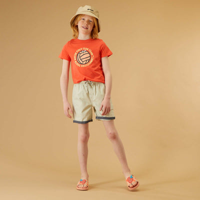 T-shirt en jersey avec imprimé Orange 'Waterpolo'