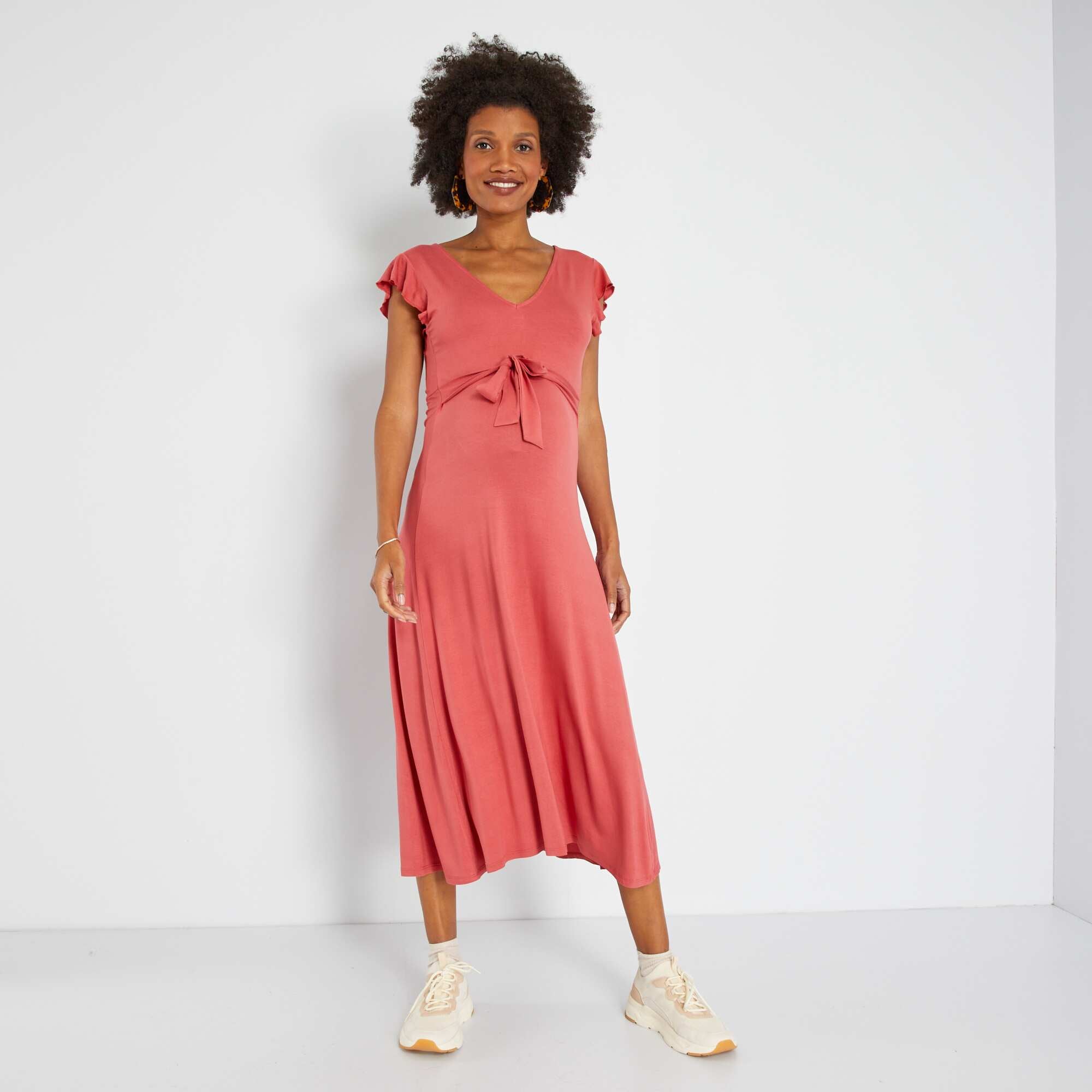 Robe rouge brique sales