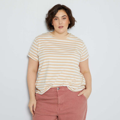 T-shirt rayé Blanc