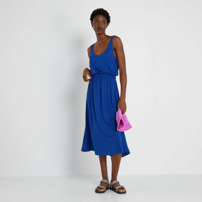 Robe longue Bleu