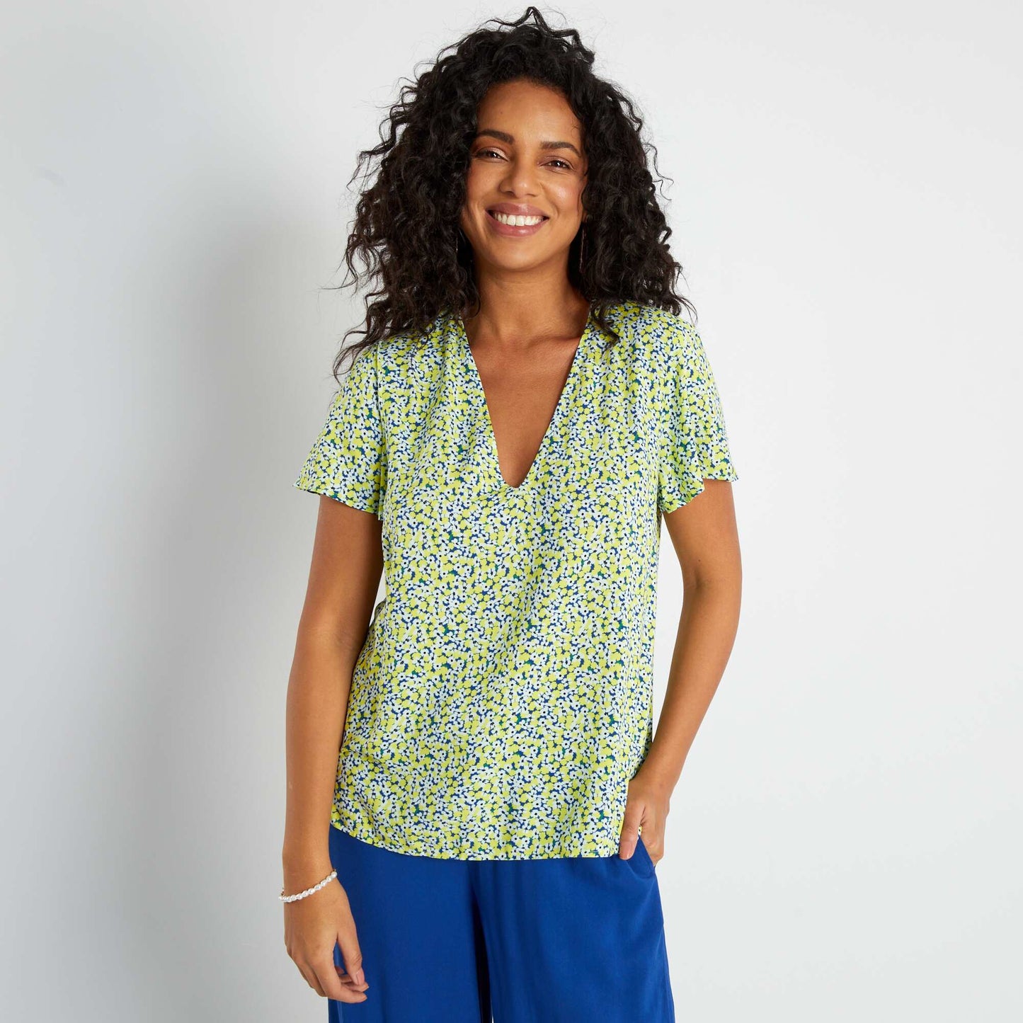 Blouse fluide Vert