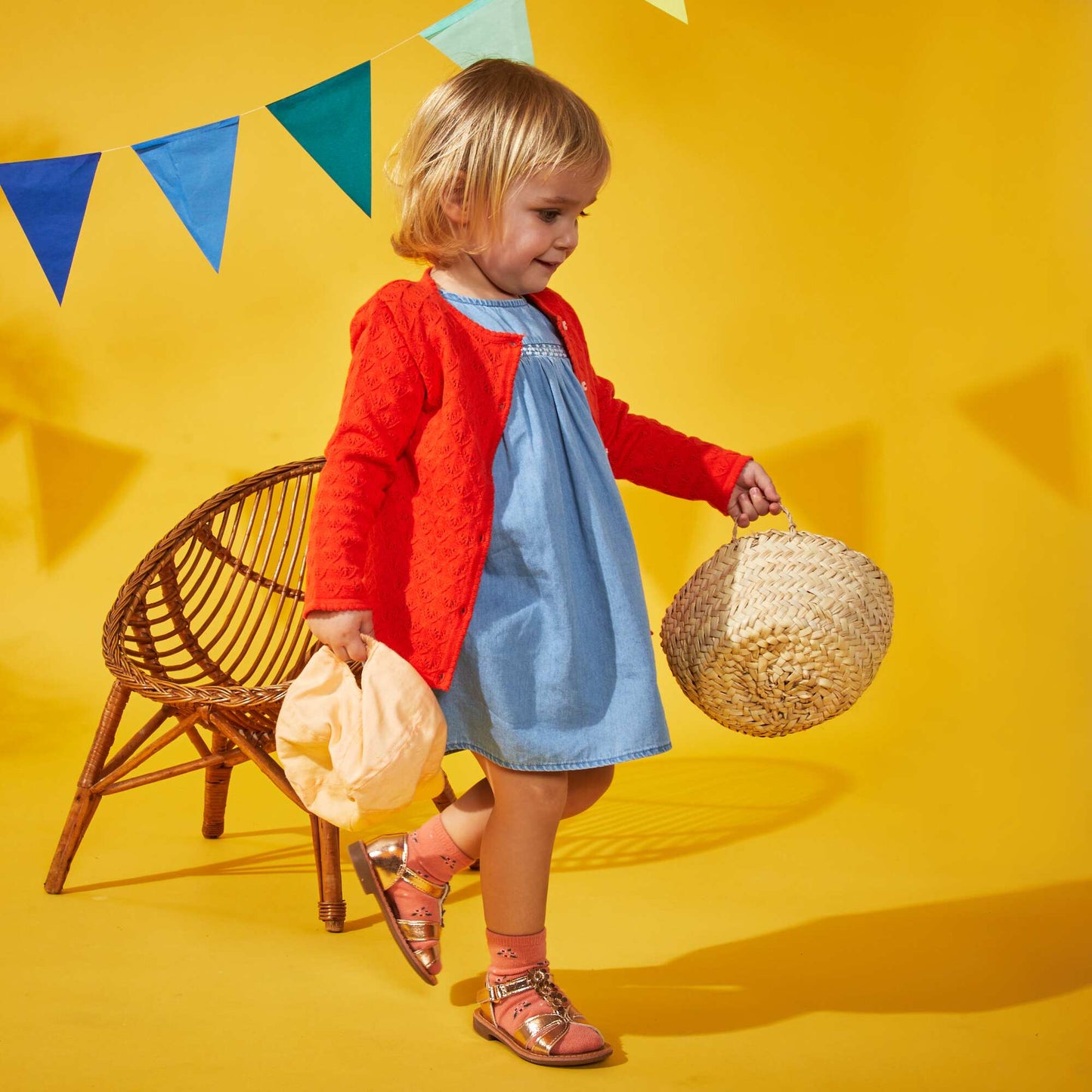 Ensemble robe + culotte - 2 pièces Bleu