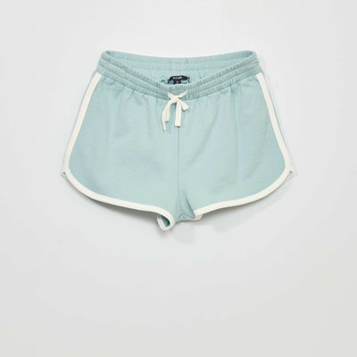 Short en molleton Bleu