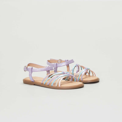 Sandales multicolores JAUNE