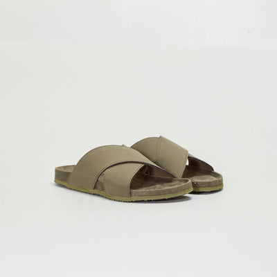 Sandales avec brides croisées KAKI
