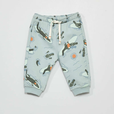 Pantalon de jogging en molleton Bleu