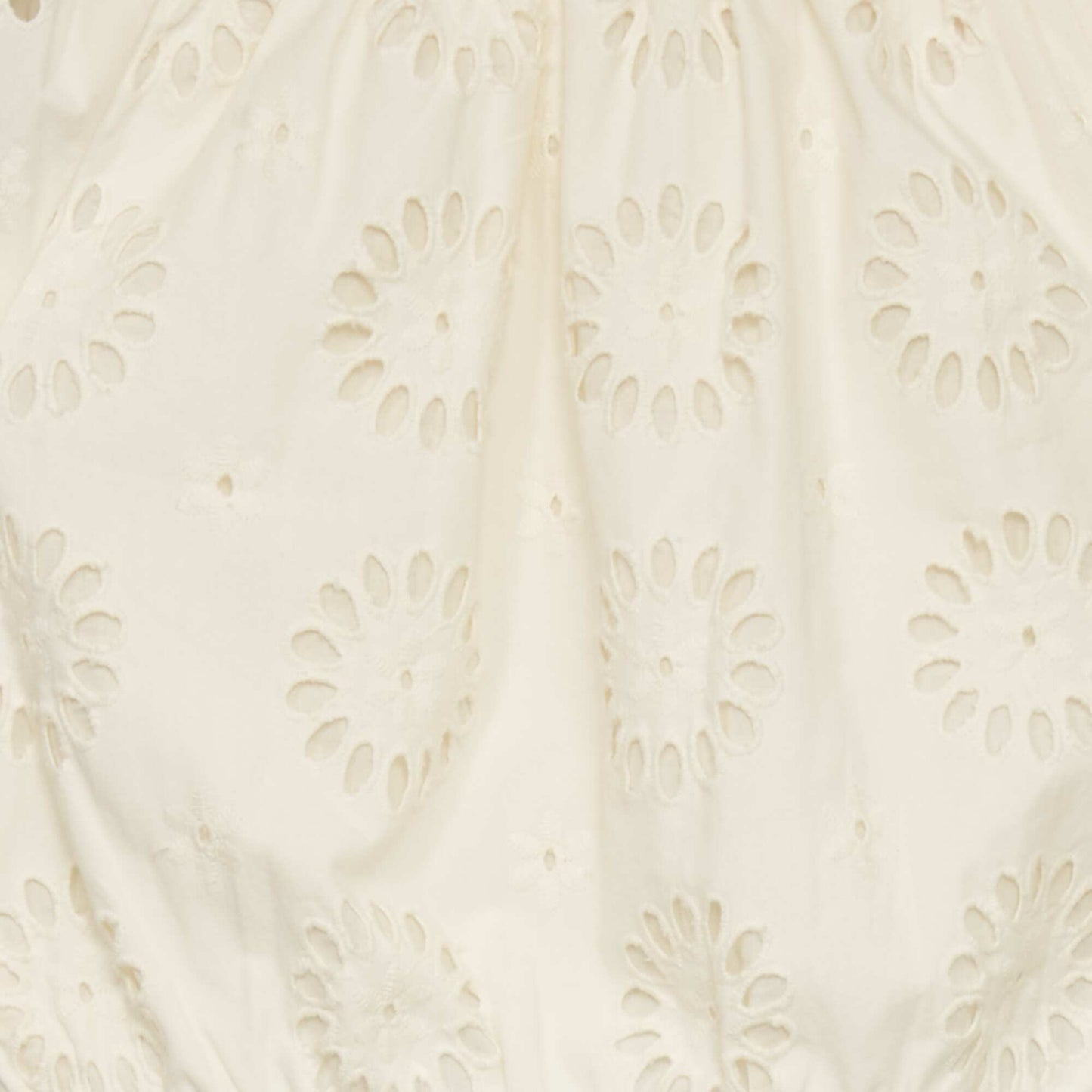 Blouse avec broderie anglaise Blanc