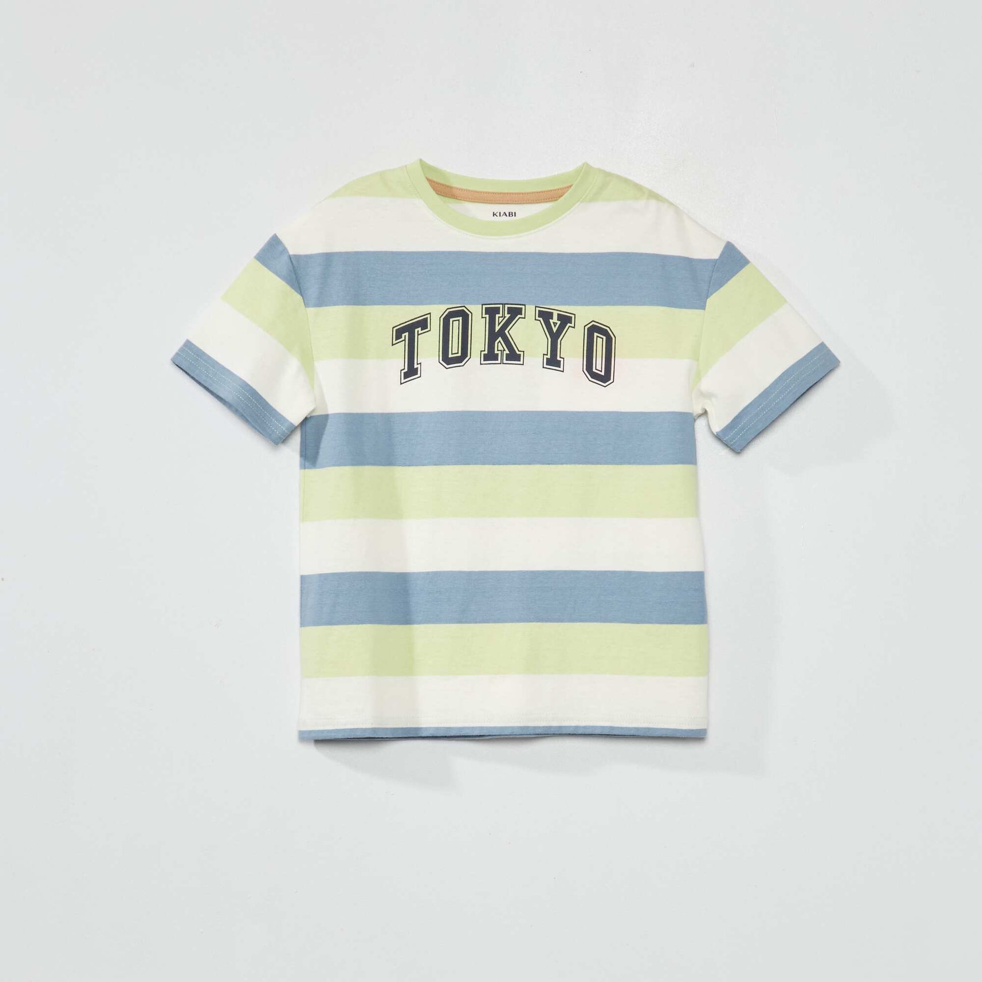 T-shirt en jersey à manches courtes Vert