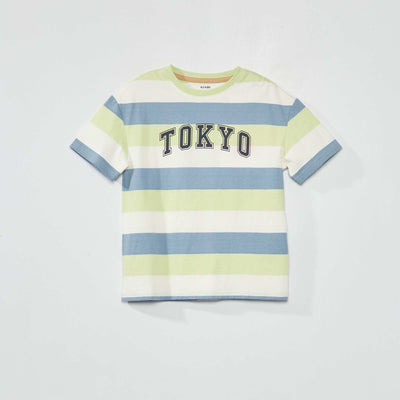 T-shirt en jersey à manches courtes Vert