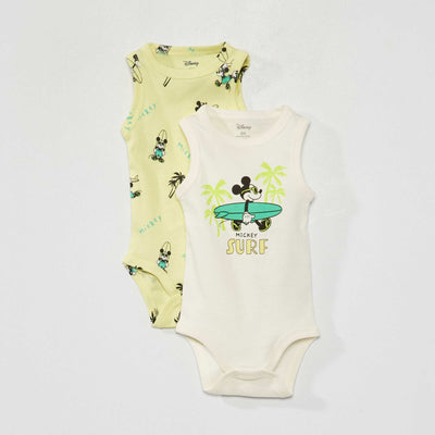 Lot de 2 bodies 'Mickey' 'Disney' Mickey