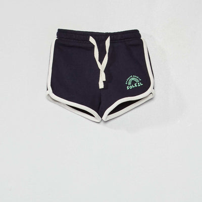 Short en molleton BLEU