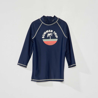 Tee-shirt imprimé Bleu marine