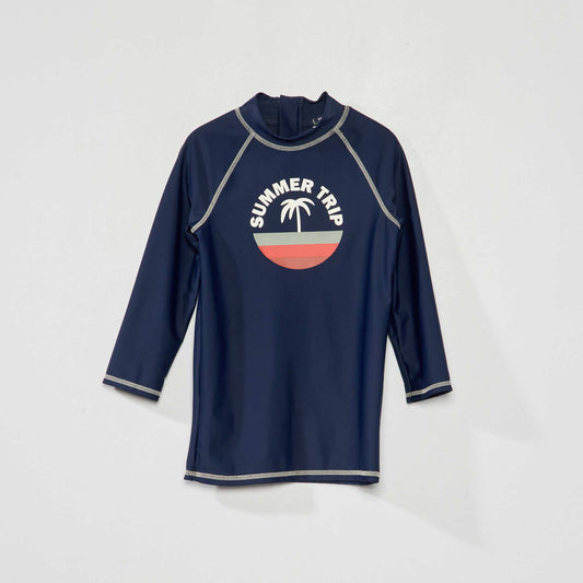 Tee-shirt imprimé Bleu marine