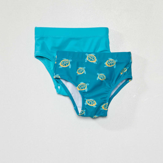 Lot de slip de bain Bleu