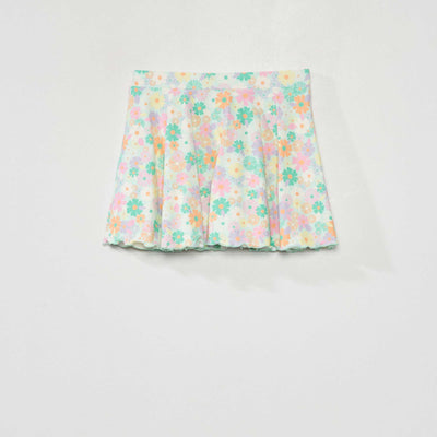 Jupe de bain multicolore Vert multicolore