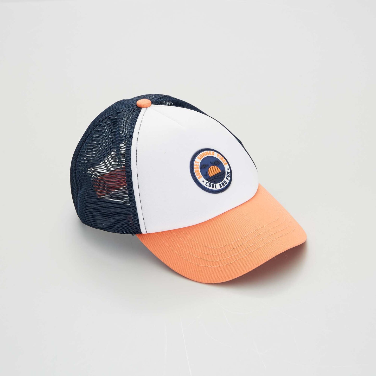 Casquette avec filet Orange