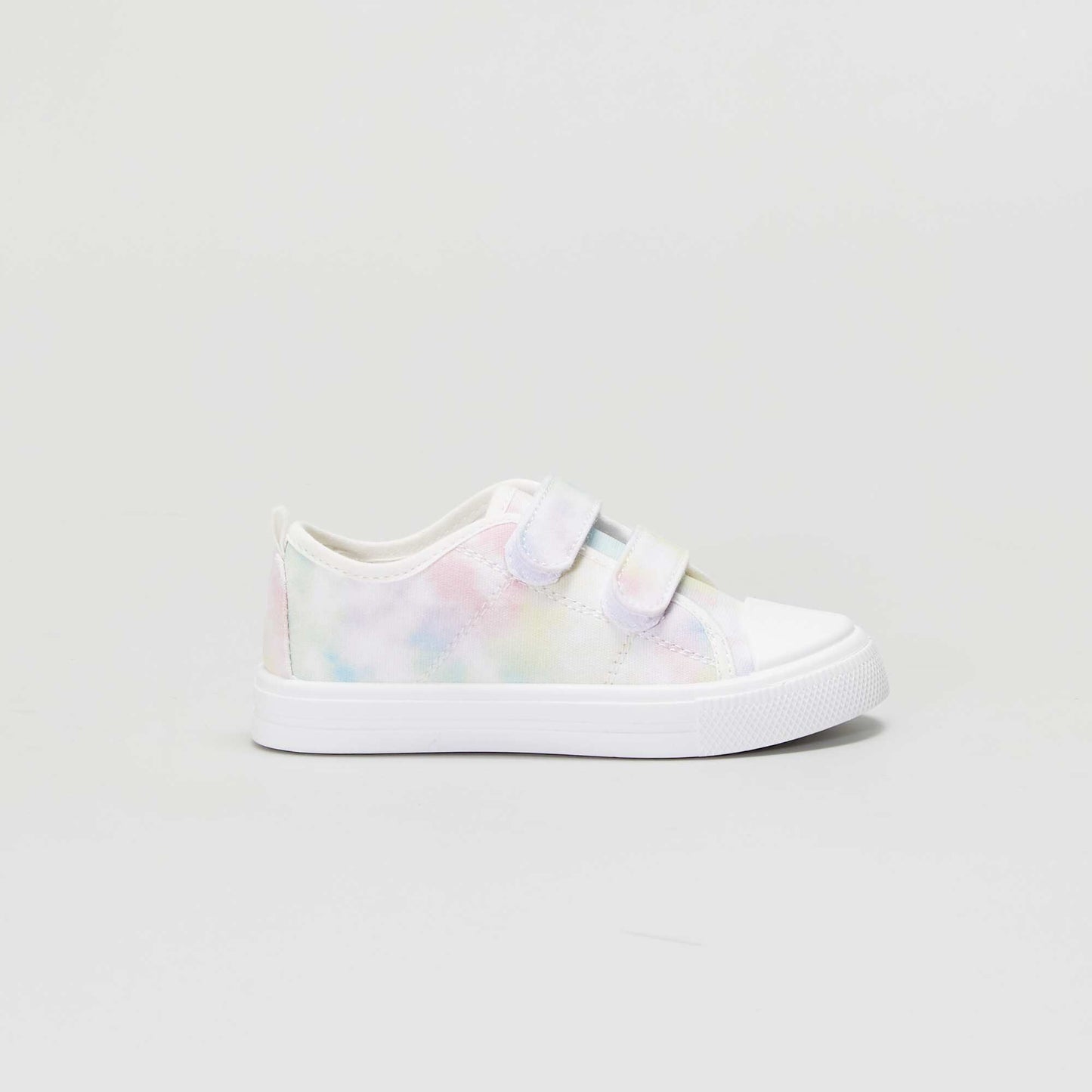 Baskets en tissu à scratchs Violet