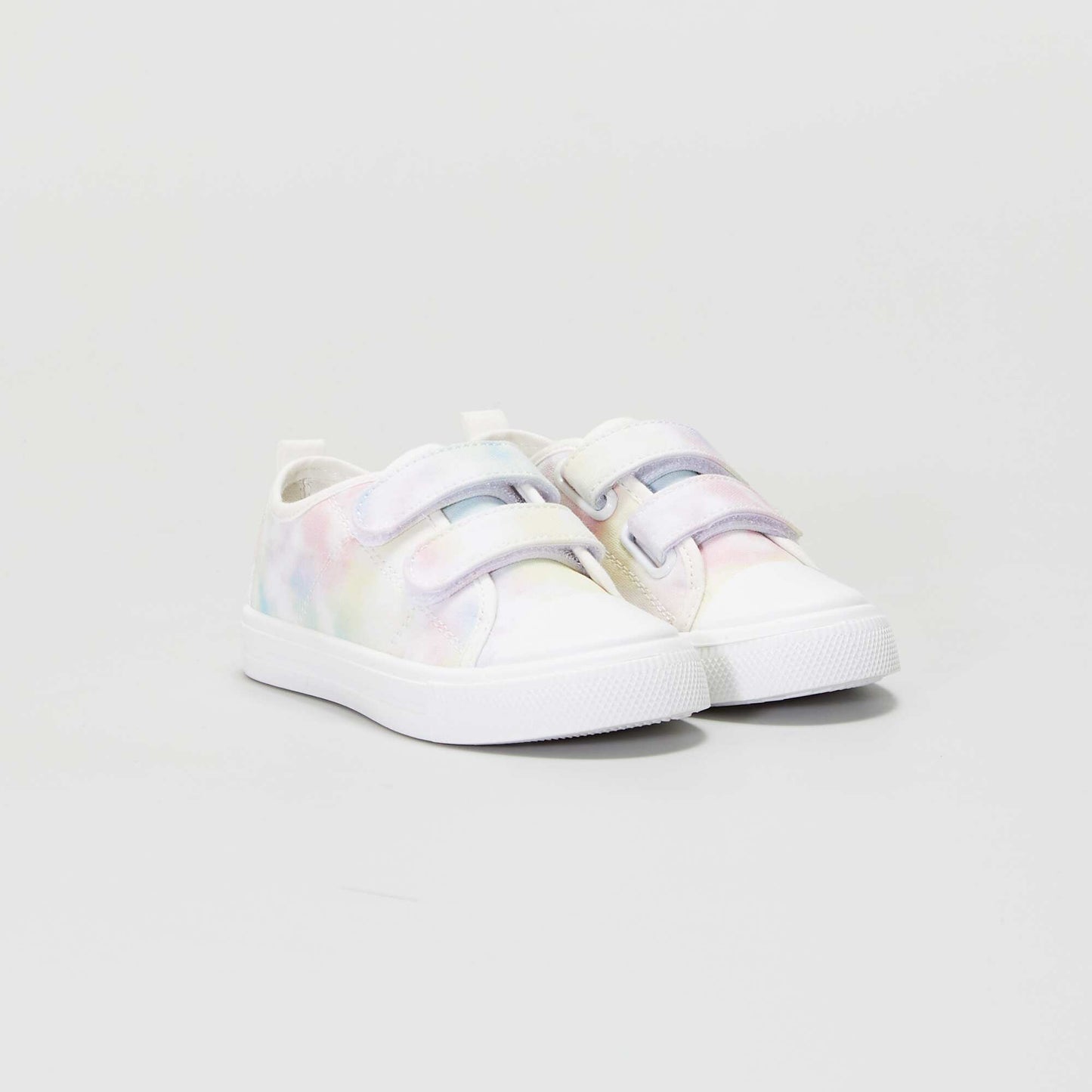 Baskets en tissu à scratchs Violet