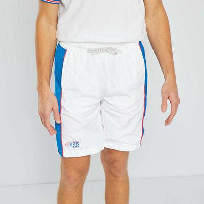 Bermuda de sport - Allez Les Bleus Blanc/bleu