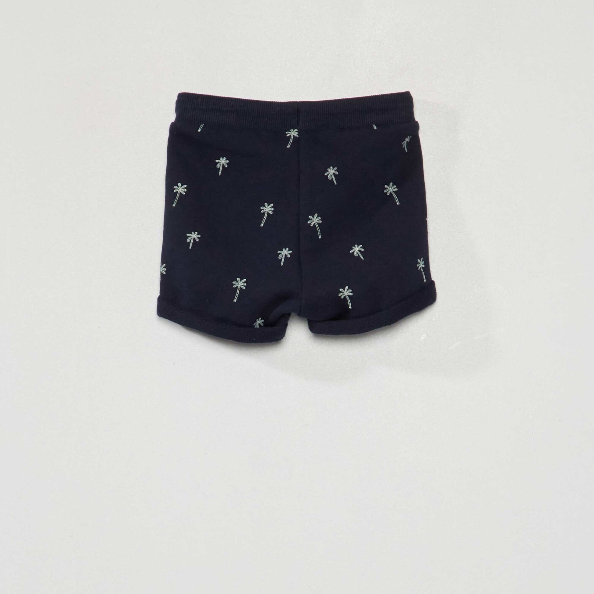 Short en french terry Bleu