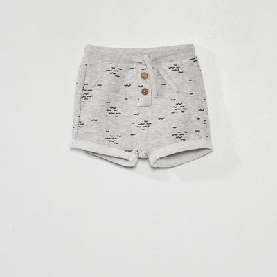 Short en french terry Gris