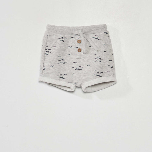 Short en french terry Gris