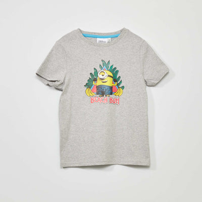 T-shirt en jersey 'Les minions' Gris