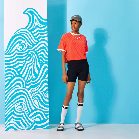 Bermuda cycliste uni noir