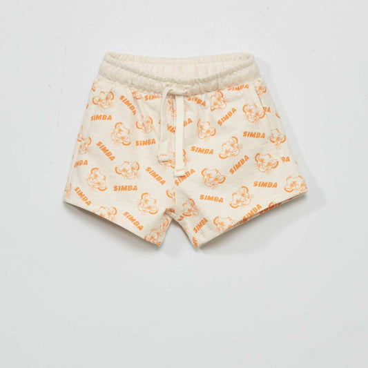 Short en molleton 'Disney Baby' Beige