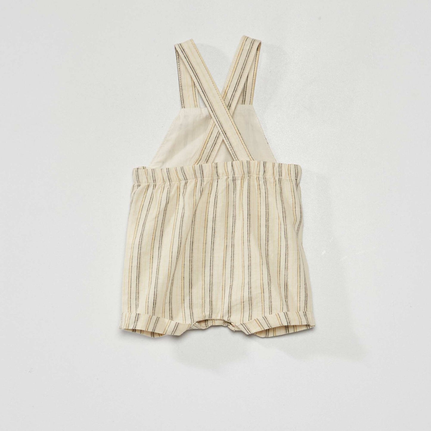 Salopette en lin Beige