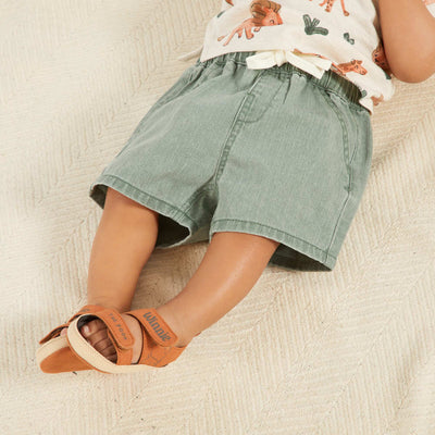 Short bermuda en denim Vert