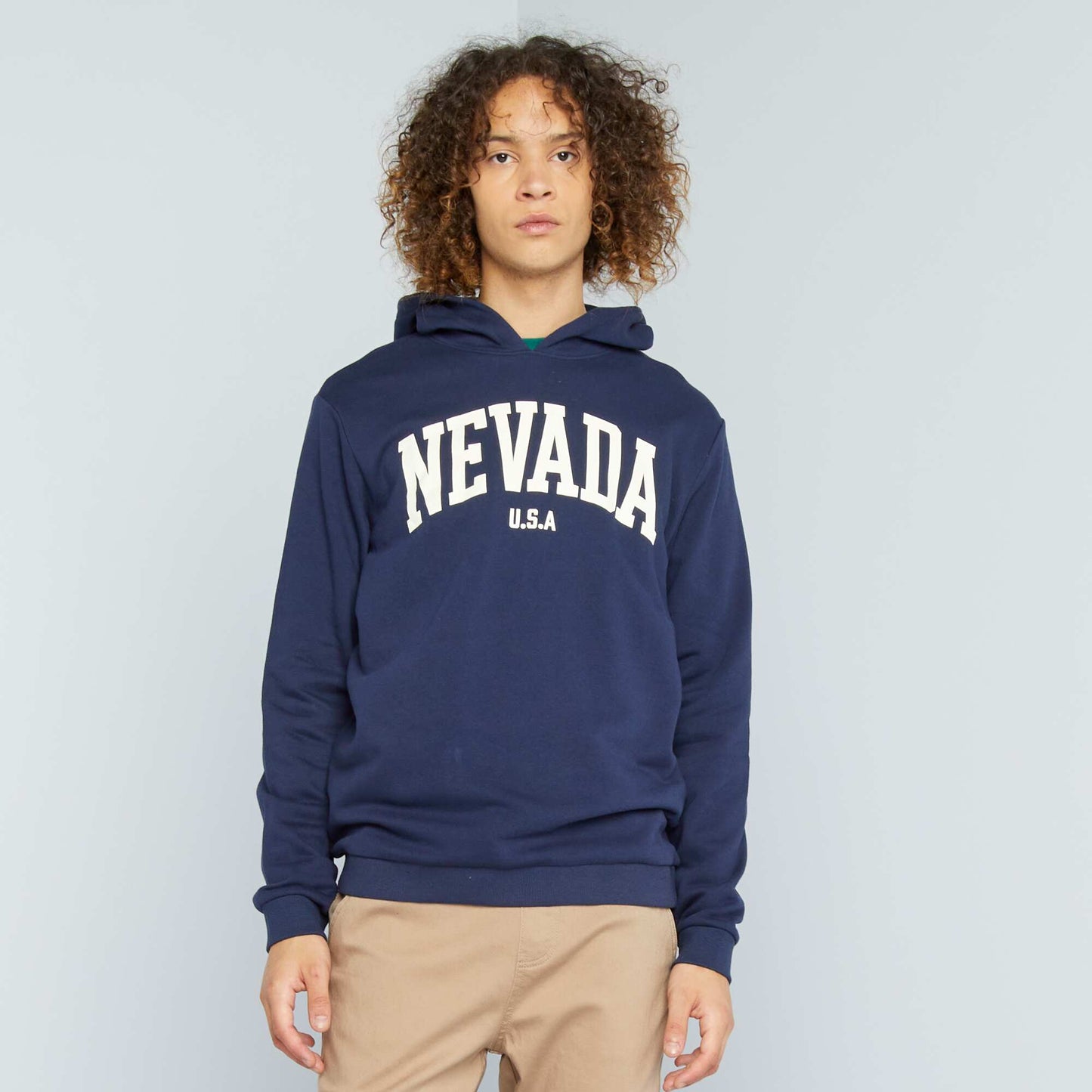 Sweat en molleton Bleu marine 'Nevada'