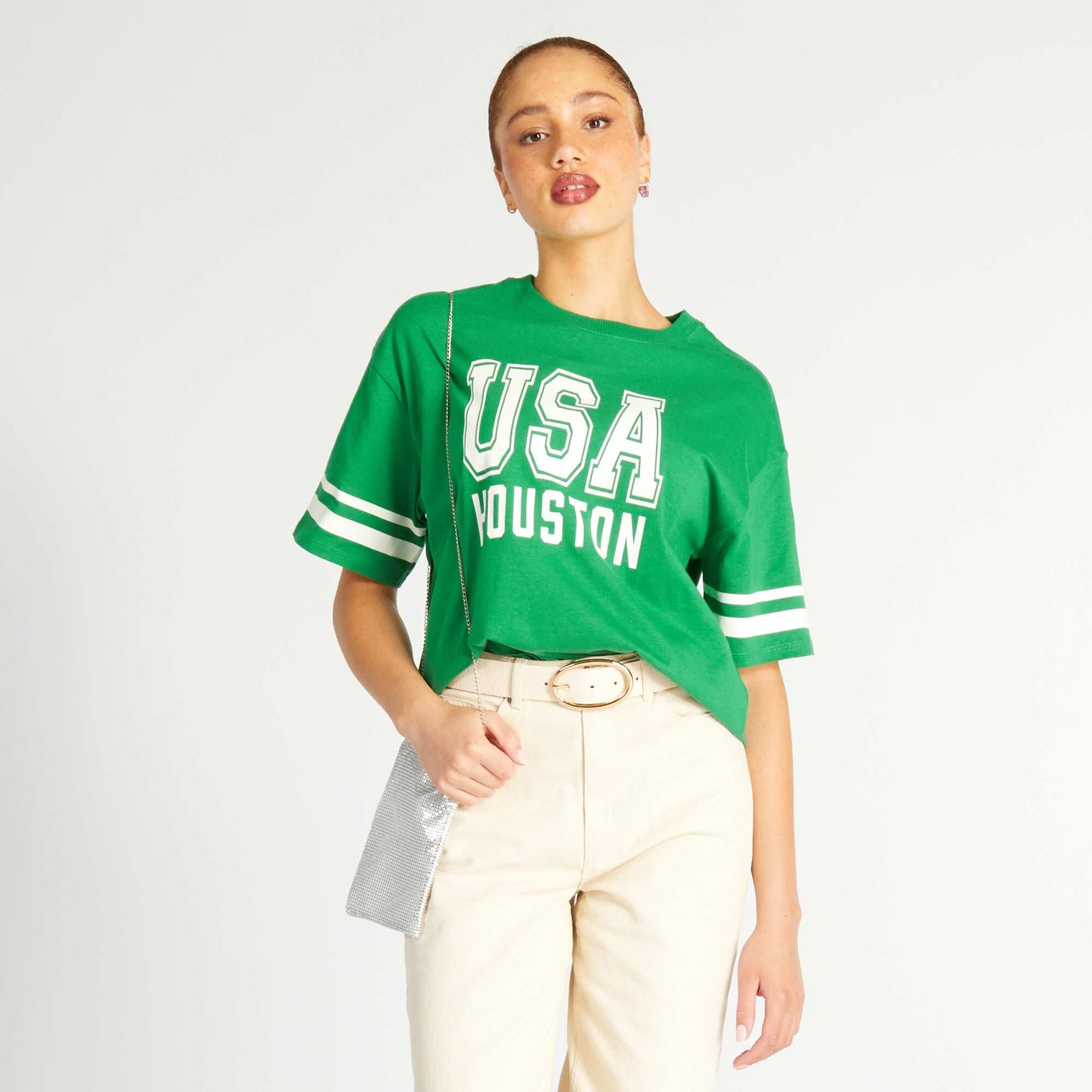 T-shirt manches courtes 'Houston' Vert