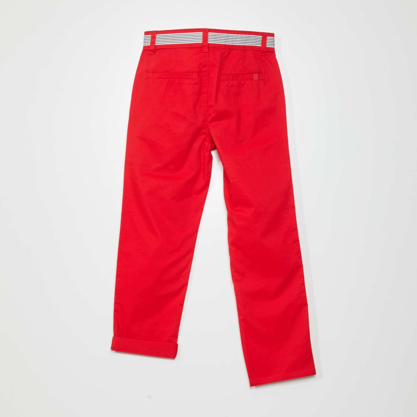 Pantalon en twill Rouge