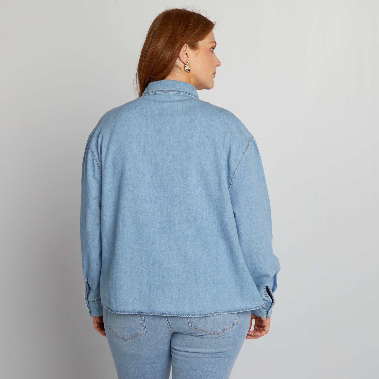 Surchemise en jean Bleu