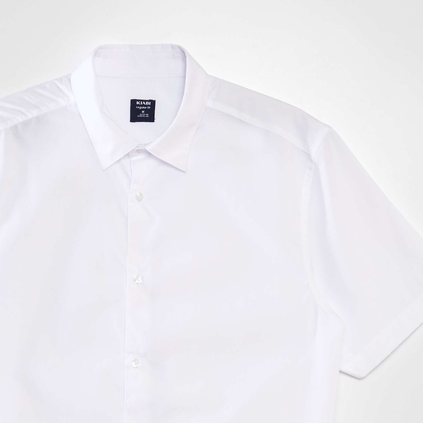 Chemise blanche manches courtes blanc