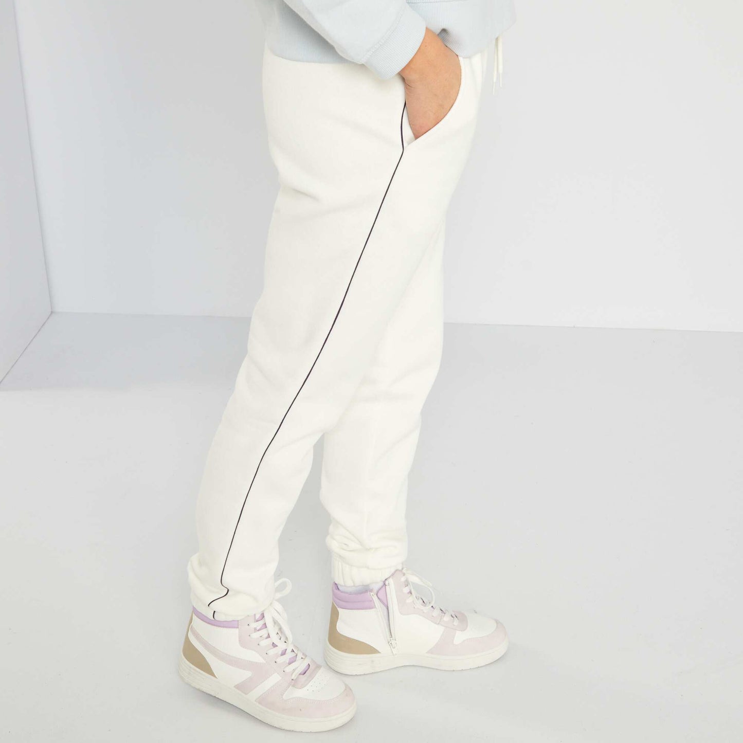 Pantalon de jogging en molleton Blanc