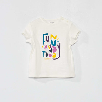 T-shirt en coton Blanc