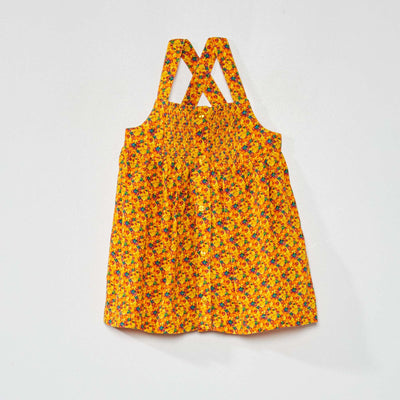 Robe fleuri Jaune