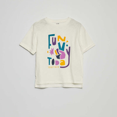 T-shirt imprimé Blanc