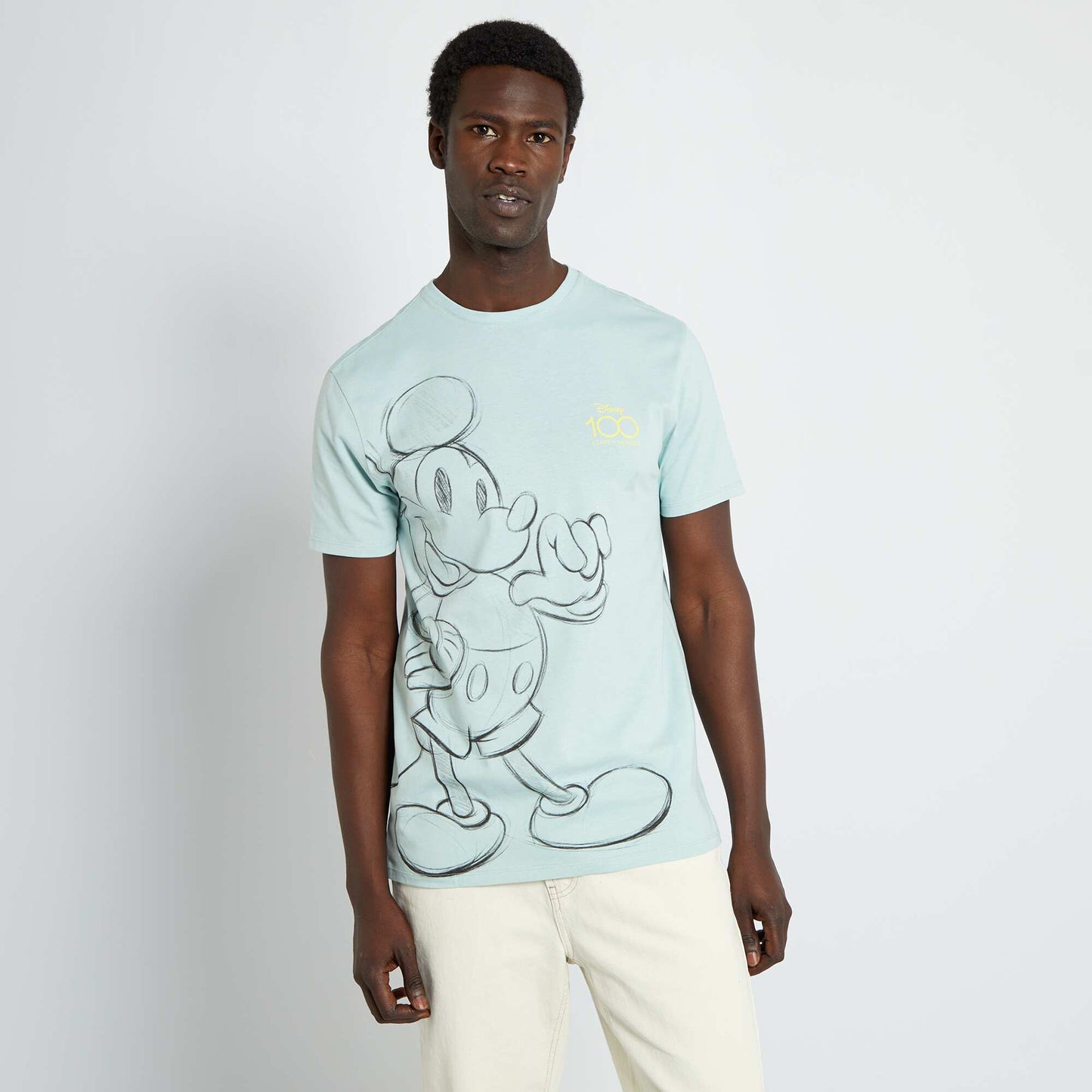 T-shirt à manches courtes 'Mickey' Bleu
