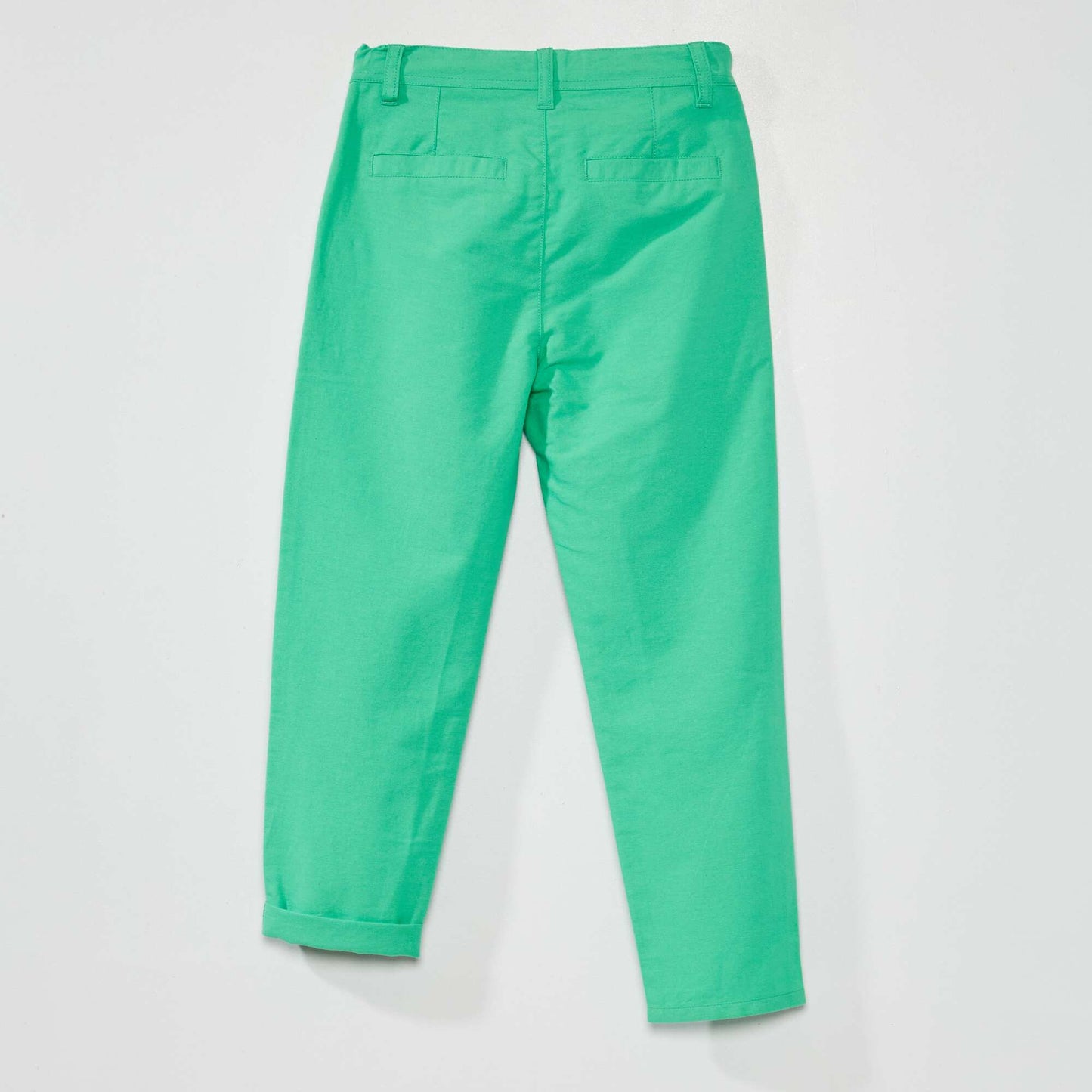 Pantalon en twill Vert