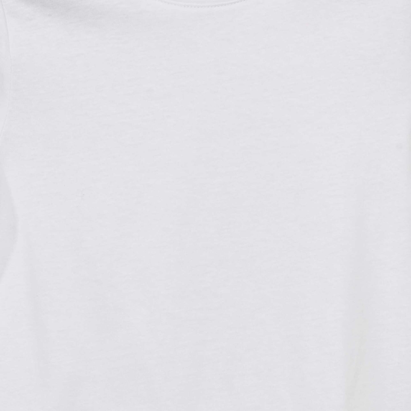 T-shirt uni manches courtes Blanc