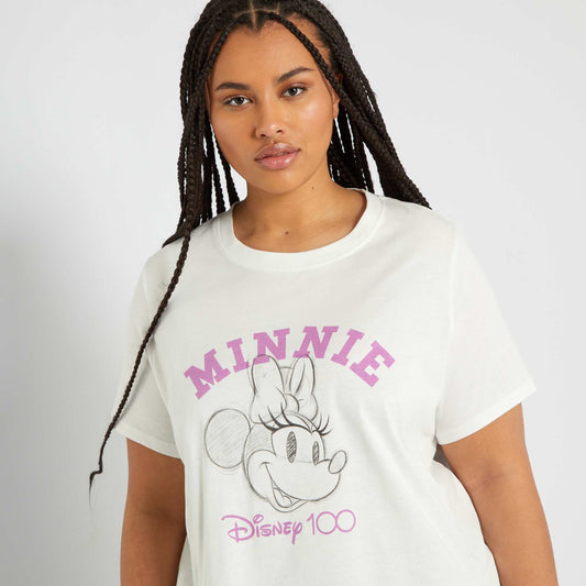 T-shirt 'Disney' en jersey Blanc